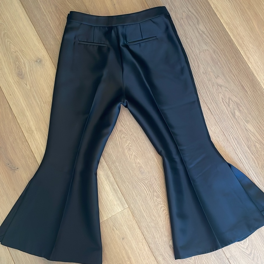 Ellery cropped, flare pants with side slit - Picture 4 of 6